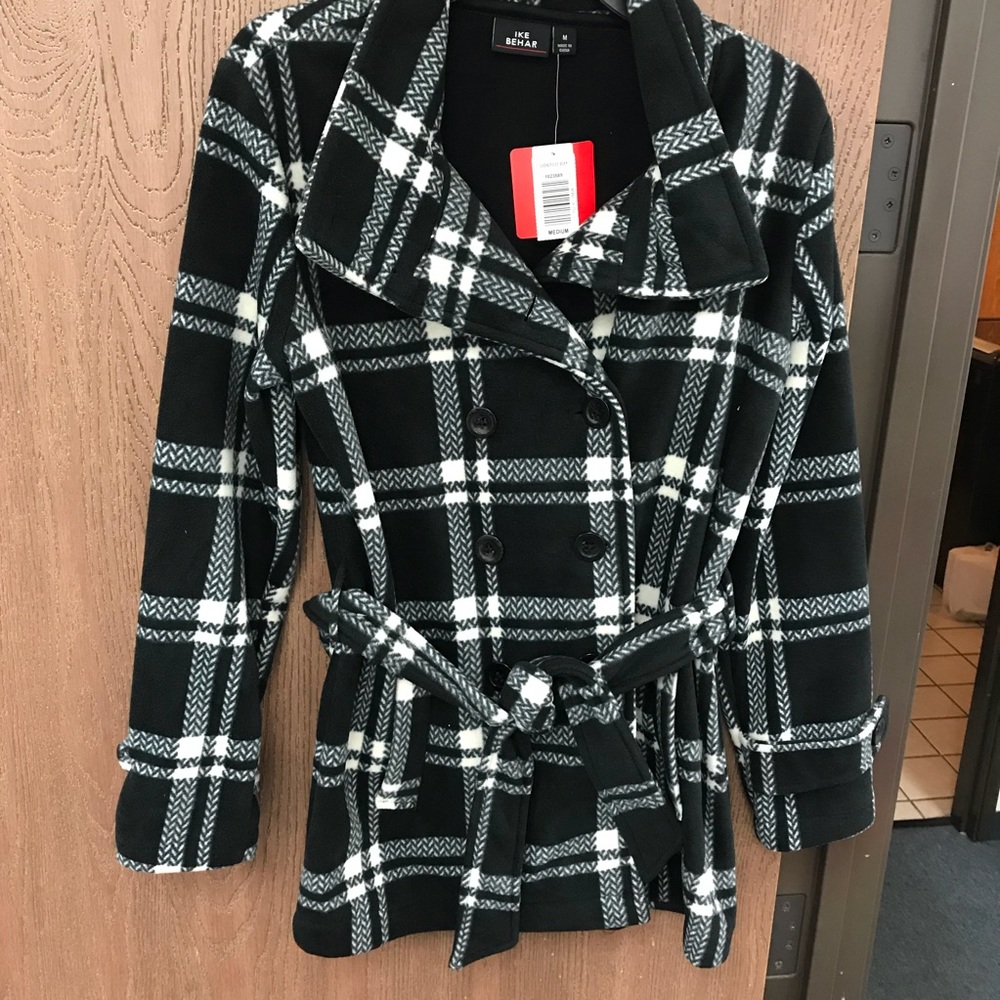 Ike Behar Scottish trench coat 🧥